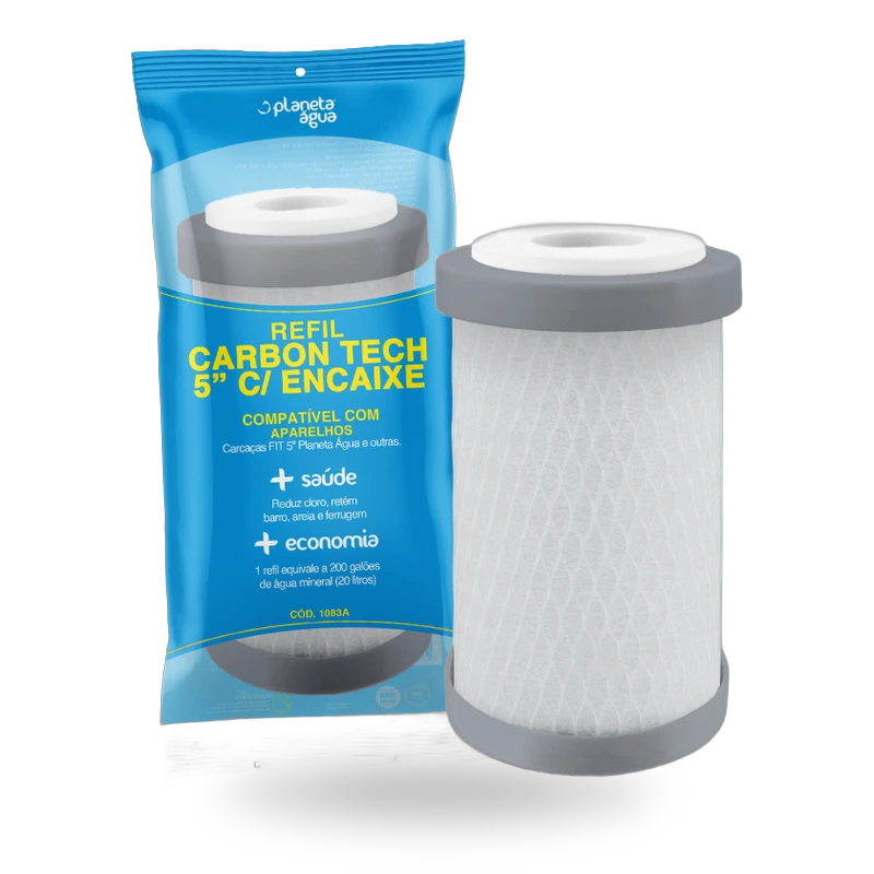 Refil Carbon Tech 5" Encaixe