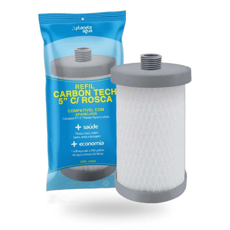 Refil Carbon Tech 5" Rosca