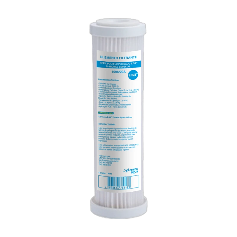 Refil Plissado 9,3/4" Encaixe